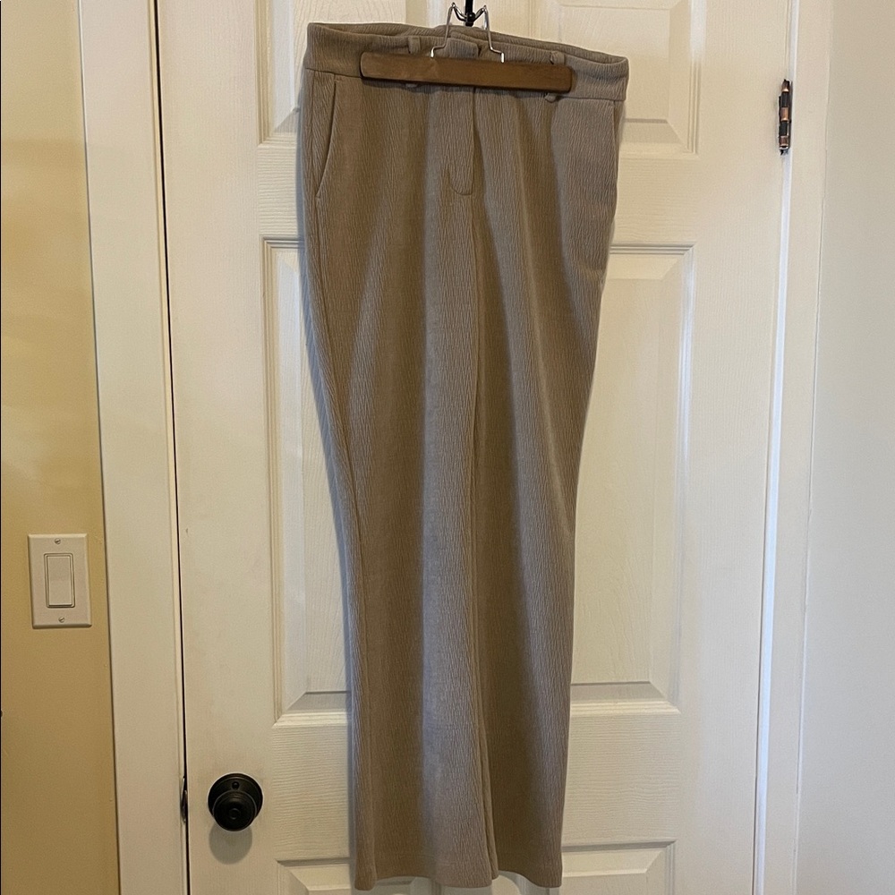 Yaya textured beige dress pant 38